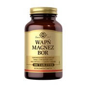 Solgar Wapń Magnez plus Bor, tabletki, 100 szt.