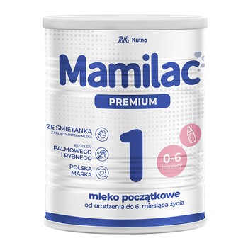 Mamilac Premium 1, mleko początkowe od urodzenia do 6. miesiąca życia, 400 g