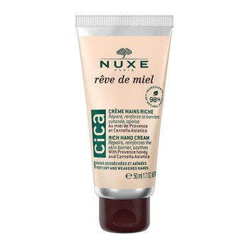 Nuxe Reve de Miel Cica, naprawczy krem do suchej skóry rąk, 50 ml