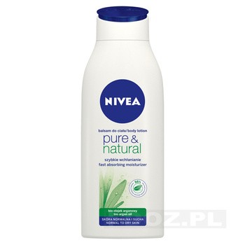Nivea Body Pure & Natural, balsam do ciała, 400 ml