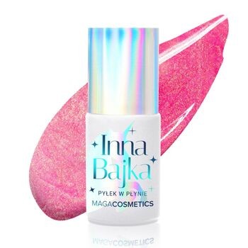 Maga Cosmetics Inna Bajka, lakier hybrydowy z pyłkiem, 866 andromeda, 6 ml