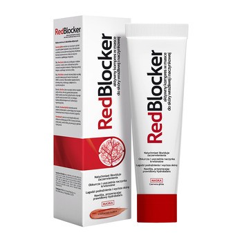 RedBlocker, aktywny kompres w masce do skóry wrażliwej i naczynkowej, 50 ml
