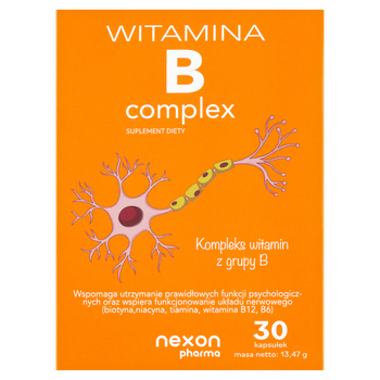 Nexon Pharma, Witamina B Complex, kapsułki, 30 szt.