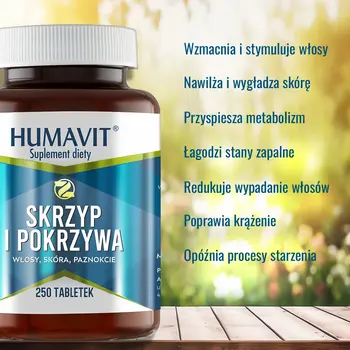 Humavit Z Skrzyp i pokrzywa, tabletki, 250 szt.