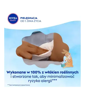 Nivea Baby, Chusteczki 99% Pure Water, 57 szt.