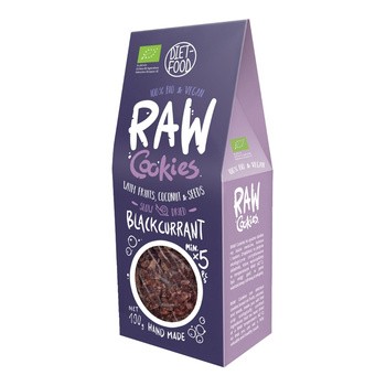 Diet-Food, Bio Ciasteczka Czarna Porzeczka, 100 g