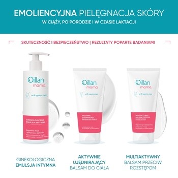 Oillan Mama, aktywnie ujędrniający balsam do ciała, 200 ml