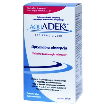 Aquadeks Pediatric Liquid, płyn doustny, 60 ml