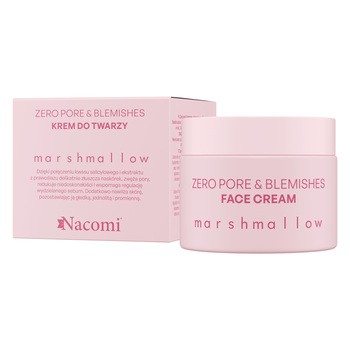 Nacomi Marshmallow, Zero pore & blemishes, krem do twarzy, 40ml
