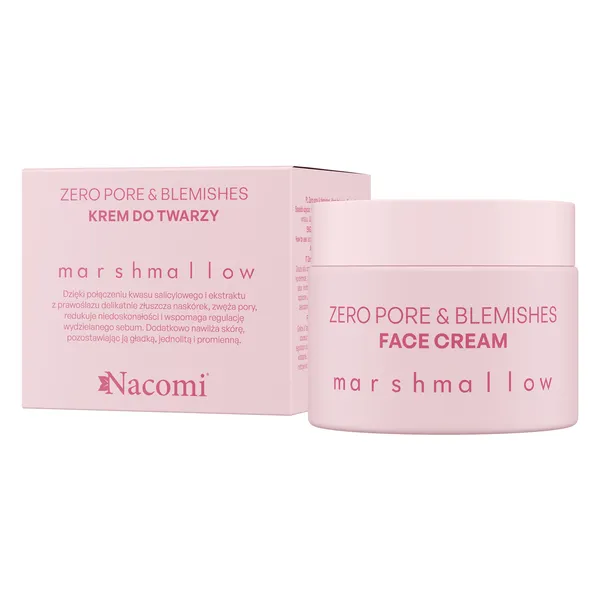 Marshmallow Zero pore & blemishes krem do twarzy 40ml [Nacomi] - Nacomi