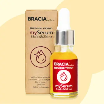 Bracia Mydlarze, serum do skóry naczynkowej z witaminą C, Shake & Shine, 15 ml