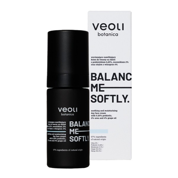 Veoli Botanica Veoli Botanica Balance Me Softly, krem wyciszająco-nawilżający do twarzy na dzień, 30 ml