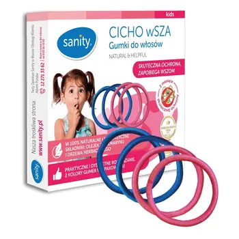 CICHO wSZA, gumki do włosów,  4 szt.