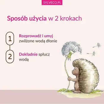 Sylveco dla dzieci 3+, malinowa pianka do rąk, 290 ml