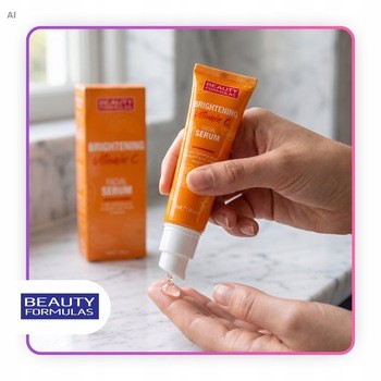 Beauty Formulas, Rozjaśniające serum do twarzy z witaminą C, 30 ml