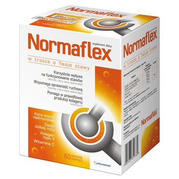 Normaflex, preparat żelowy, 5 g, 60 saszetek