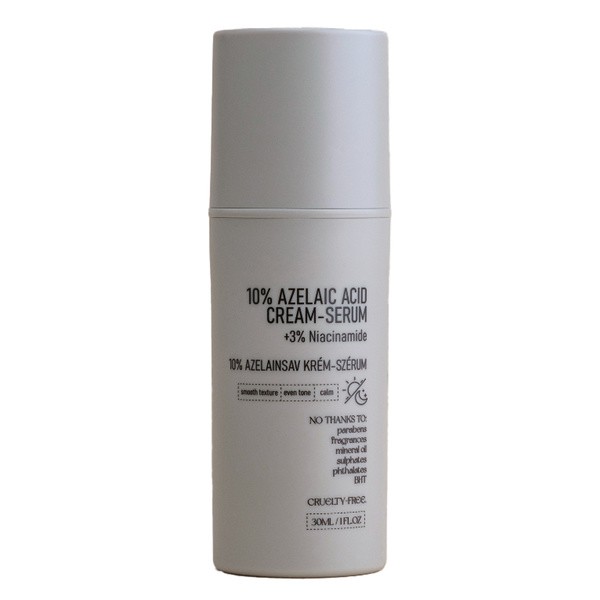 Nerds. Nerds. 10% Azelaic Acid, serum-krem z kwasem azelainowym, 30 ml — Składniki i ocena