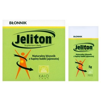 Jeliton, łupina nasienna babki jajowatej, 5 g, saszetki, 18 szt.
