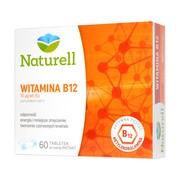 Naturell Witamina B12, 10 µg, tabletki do ssania, 60 szt.