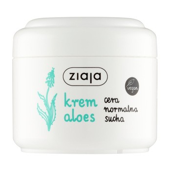 Ziaja, aloesowy krem, cera normalna, sucha, 100 ml