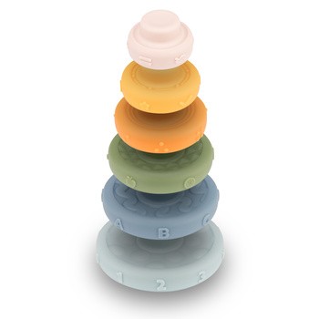 Canpol Babies, sensoryczna układanka piramidka, 1 szt.