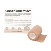 Paso, bandaż kohezyjny, 7,5 cm x 4,5 m, cielisty, 1 szt. https://azcdn.doz.pl/image/d/product/993ae10d-scale-180x180.png