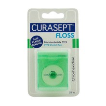 Curasept Floss PTFE, płaskie nici dentystyczne, 35 m