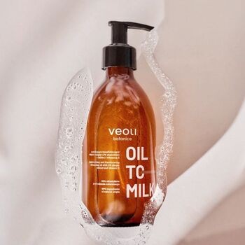 Veoli Botanica Oil To Milk, olejek myjący z ekstraktem z imbiru i witaminą E, 290 ml