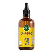 Olini, Omega-3, płyn, o smaku jagodowo-malinowym, dla dzieci, 100 ml