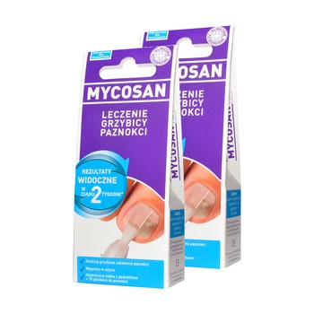 Zestaw 2x Mycosan, grzybica paznokci