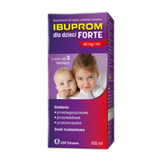 Ibuprom dla Dzieci Forte, 200 mg/5 ml, zawiesina doustna, 100 ml