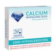 alt Calcium Krystalicznie Czyste, proszek, 100% hipoalergiczne, proszek w saszetkach, 20 szt.