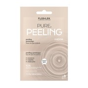 Flos-Lek Pure, peeling-gommage, twarz, szyja, dekolt, 2 x 4 ml        