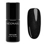 NeoNail, top hybrydowy, Top Glow Silver, 7,2 ml