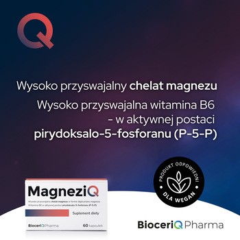 MagneziQ, kapsułki, 60 szt.