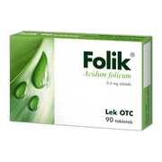 Folik, 0,4 mg, tabletki, 90 szt.
