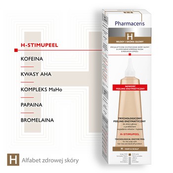 Pharmaceris H Stimupeel, trychologiczny peeling enzymatyczny do skóry głowy, 125 ml