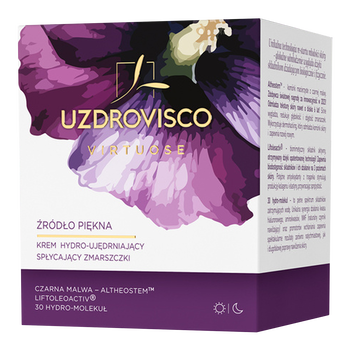 Uzdrovisco Virtuose, Źródło piękna, krem hydro-ujędrniający, spłycający zmarszczki, 50 ml
