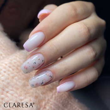 Claresa Soft&Easy Builder Gel, żel budujący do paznokci, Milky White, 45 g
