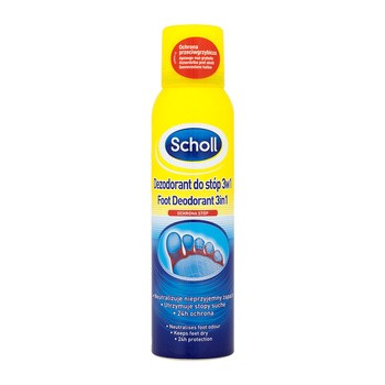 Scholl, dezodorant do stóp 3w1, 150 ml