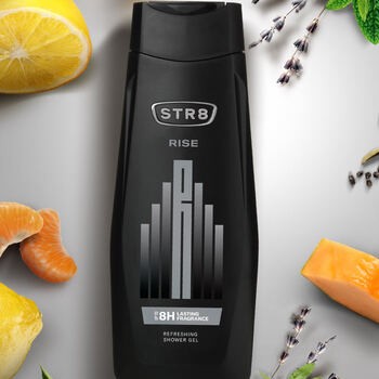 STR8 Rise, odświeżający żel pod prysznic, 400 ml