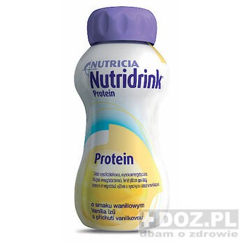 Nutridrink Protein, preparat odżywczy o smaku waniliowym, 200 ml