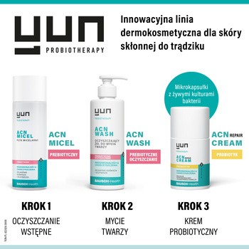 Yun ACN Repair Cream, krem probiotyczny, 50 ml