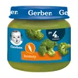 Gerber, Brokuły, 4 m+, 80 g