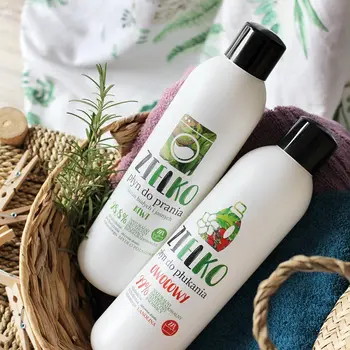 Zielko, Płyn do prania tkanin białych i jasnych, 1000 ml