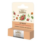 Green Pharmacy, balsam do ust, koktajl witaminowy, brusznica i żurawina, SPF 10, 3,6 g https://azcdn.doz.pl/image/d/product/121af045-scale-180x180.png