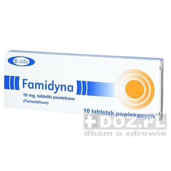 Famidyna, tabletki powlekane, 10 mg, 10 szt