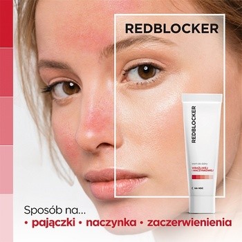RedBlocker, krem do skóry wrażliwej i naczynkowej, na noc, 50 ml