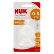 Nuk First Choice+, silikonowy smoczek na butelkę 0 - 6 m, rozmiar M, 2 szt.