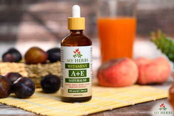 My Herbs Witaminy A+E, krople, 100 ml